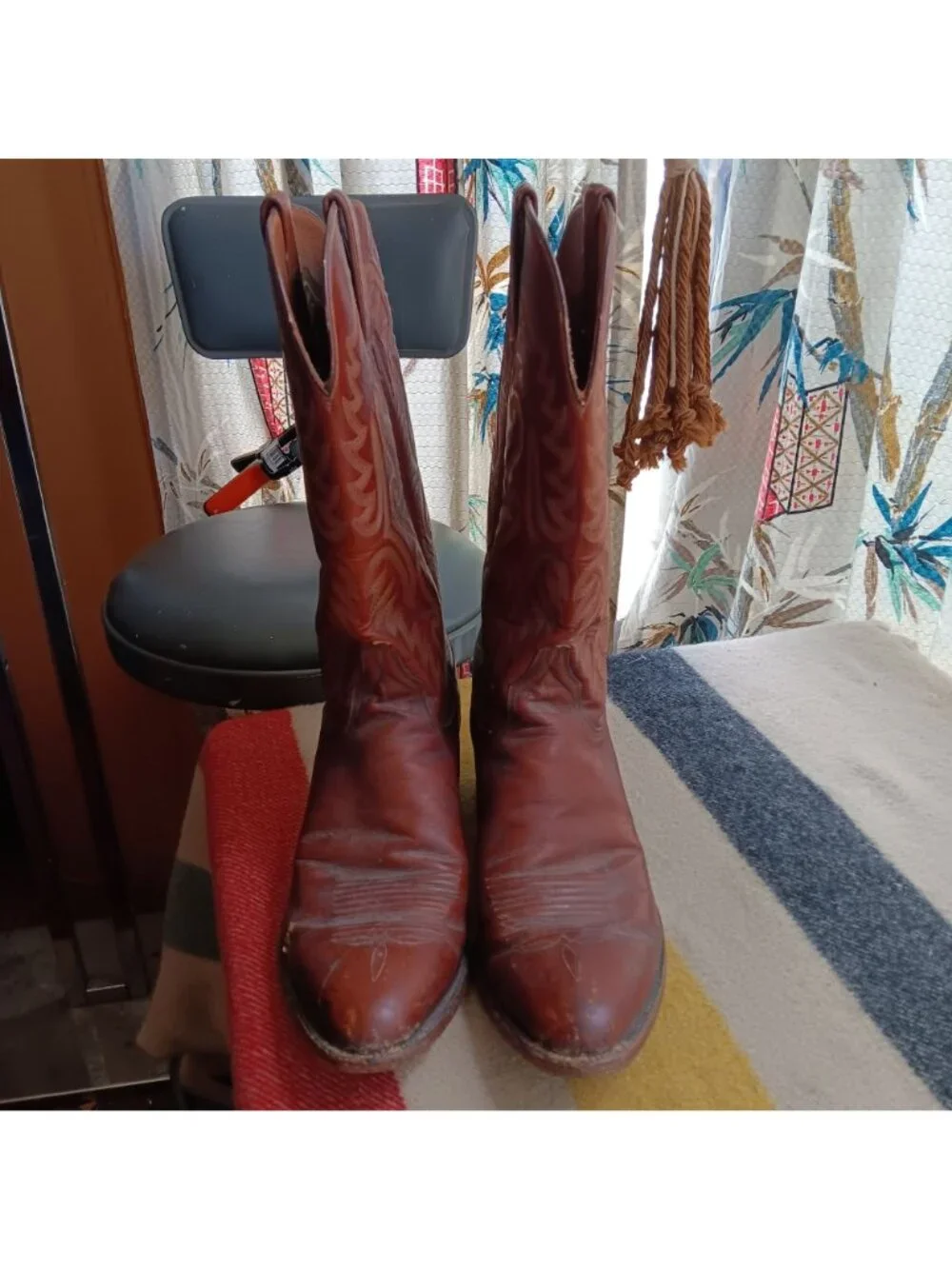 Vintage Lucchese L6661 Cowboy Boots 11.5B Mens Classic  San Antonio 1883
